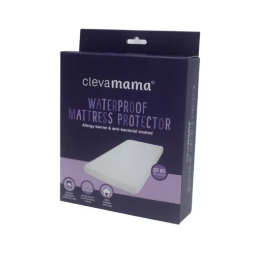 ClevaMama pamut vízálló matracvédő gumis lepedő 70x140 cm