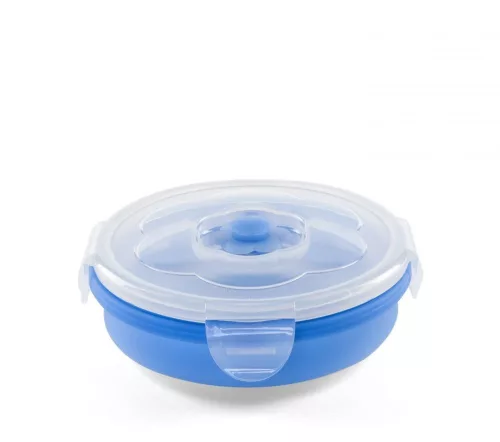 Nuvita Összecsukható szilikon tányér 540ml - Kék - 4468