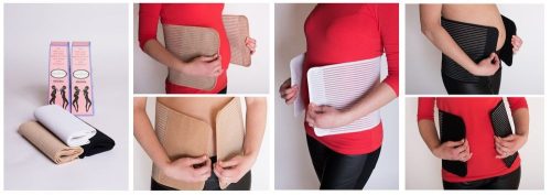 BeautyMommy Original szülés utáni haskötő L - fekete