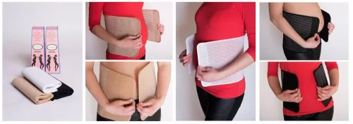 BeautyMommy Original szülés utáni haskötő L - bézs