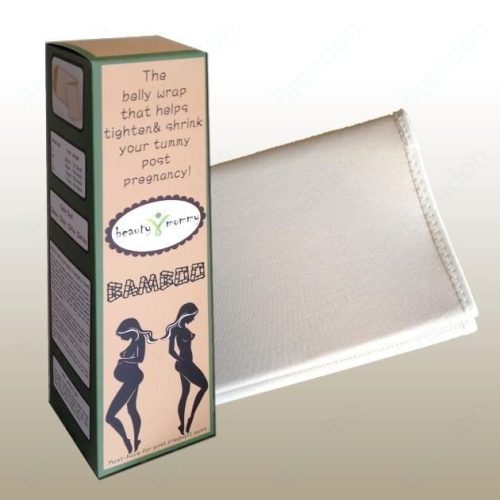 BeautyMommy Bamboo szülés utáni haskötő M - fehér