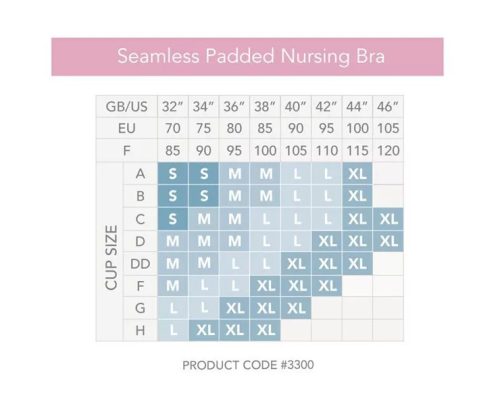 Carriwell Varrásnélküli betétes szoptatós melltartó M - fekete