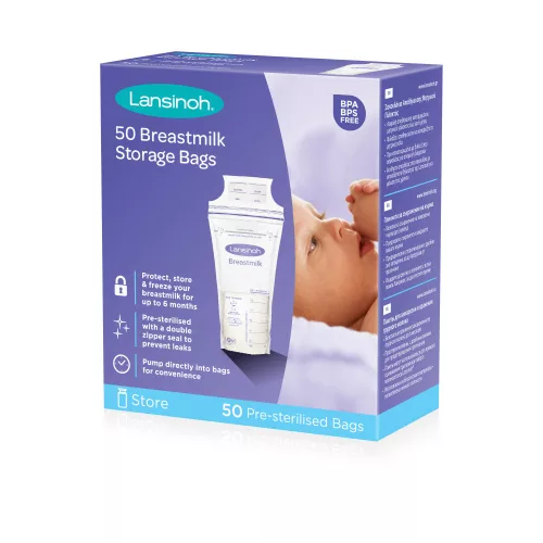 Lansinoh anyatejtároló zacskó 50 db