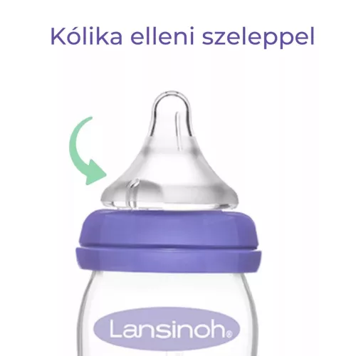 Lansinoh lassú folyású etetőcumi 2db