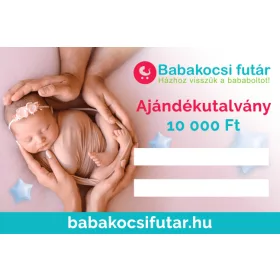   Babakocsifutár online ajándékutalvány 10 000 Ft értékben
