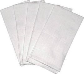 Scamp fehér textilpelenka 5Darab