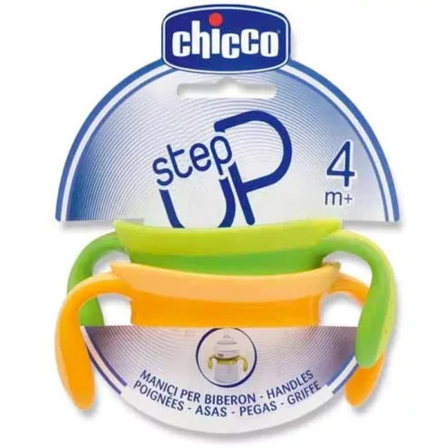 Chicco STEP UP cumisüveghez fogantyú 2 Darab ZÖLD/SÁRGA - BOMBA ÁR!