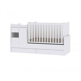 Lorelli MiniMax kombi ágy 72x190 - White / Fehér