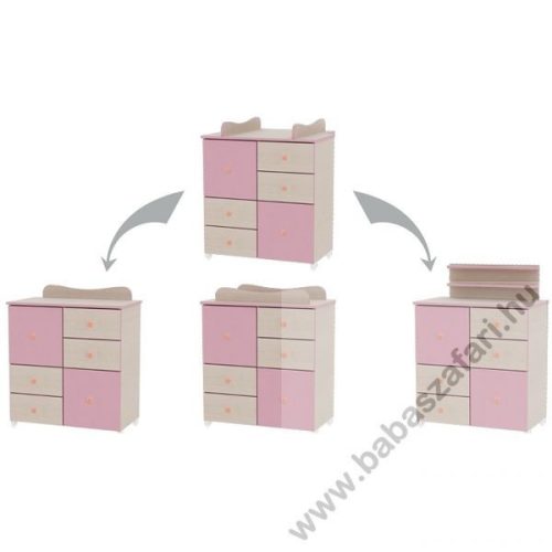 Lorelli Cupboard pelenkázó komód - White / Fehér