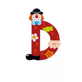 Sevi fa betűk - D - piros Bohóc
