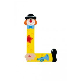 Sevi fa betűk - L - sárga Bohóc