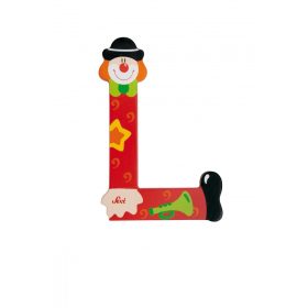 Sevi fa betűk - L - piros Bohóc