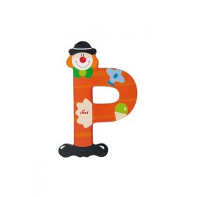 Sevi fa betűk - P - piros Bohóc