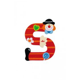 Sevi fa betűk - S - piros Bohóc