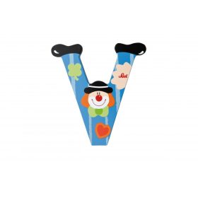 Sevi fa betűk - V - kék Bohóc