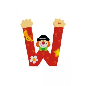 Sevi fa betűk - W - narancs Bohóc - BOMBA ÁR!