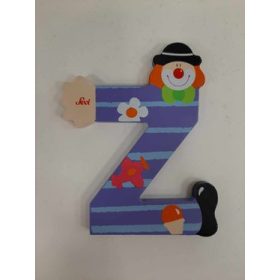Sevi fa betűk - Z - lila Bohóc