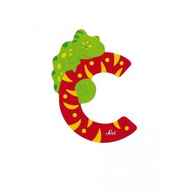 Sevi fa betűk - C - Kaméleon piros