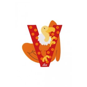 Sevi fa betűk - V - Keselyű piros