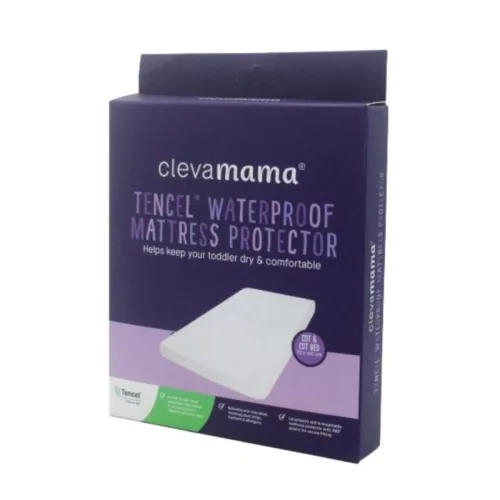 ClevaMama TENCEL® vízálló matracvédő gumis lepedő 70x140 cm