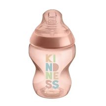  Tommee Tippee Közelebb a természeteshez BPA-mentes cumisüveg 260ml színes világos rózsaszín