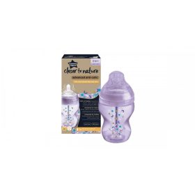   Tommee Tippee Közelebb a természeteshez BPA-mentes cumisüveg 260ml színes kék