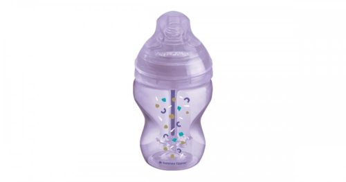 Tommee Tippee Közelebb a természeteshez BPA-mentes cumisüveg 260ml színes kék