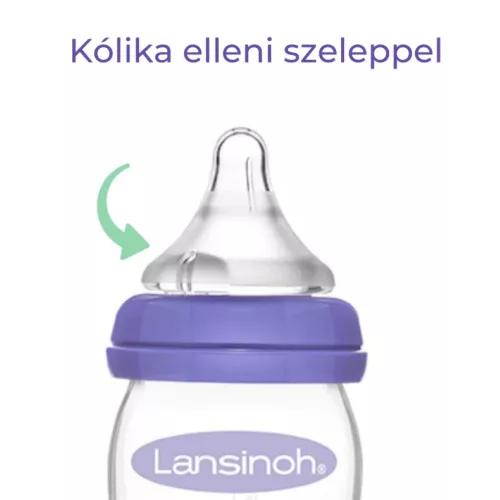 Lansinoh 160ml üveg cumisüveg