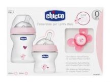 Chicco NaturalFeeling ajándék szett - Pink