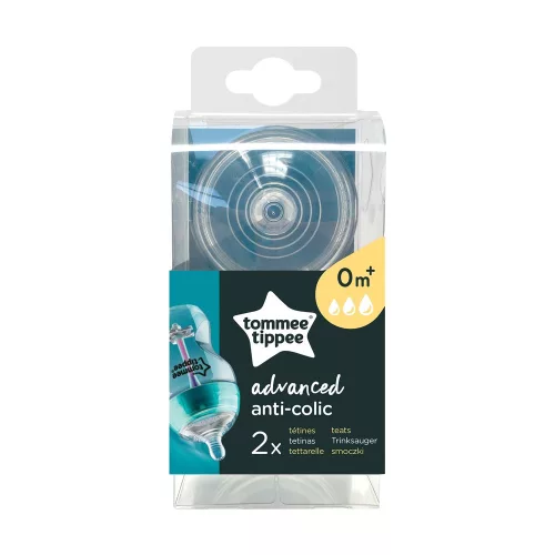 Tommee Tippee Variábilis folyású Anticolic plus cumisüveg cumi - BOMBA ÁR!