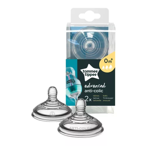 Tommee Tippee Variábilis folyású Anticolic plus cumisüveg cumi - BOMBA ÁR!