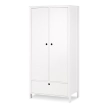 Klups Leon 2 ajtós szekrény - fehér KIFUTÓ!