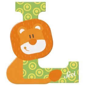 Sevi fa betűk - L - Oroszlán zöld