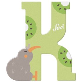 Sevi fa betűk - K - Kiwi zöld