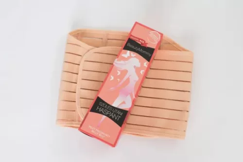 BeautyMommy Original MAX szülés utáni haspánt - L bézs
