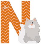 Sevi fa betűk - N - Norvég macska narancs