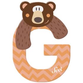 Sevi fa betűk - G - Grizzli narancs