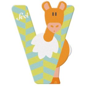 Sevi fa betűk - V - Vikunya kékes-zöld