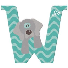 Sevi fa betűk - W - Vizsla türkiz - BOMBA ÁR!