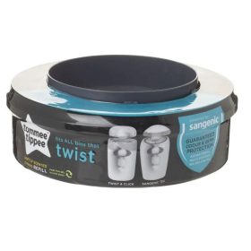   Tommee Tippee Sangenic Twist and Click és SG TEC pelenkatároló utántöltő kazetta citrus 1db