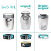Tommee Tippee Sangenic Twist and Click és SG TEC pelenkatároló utántöltő kazetta citrus 1db