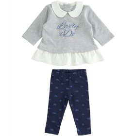   iDO kék/szürke kislányos kétrészes garnitúra 9 - BOMBA ÁR!