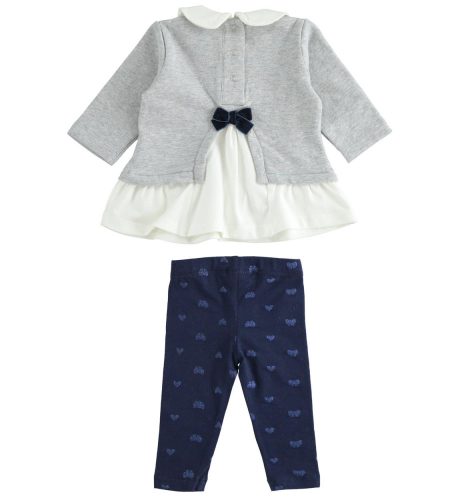 iDO kék/szürke kislányos kétrészes garnitúra 9 - BOMBA ÁR!