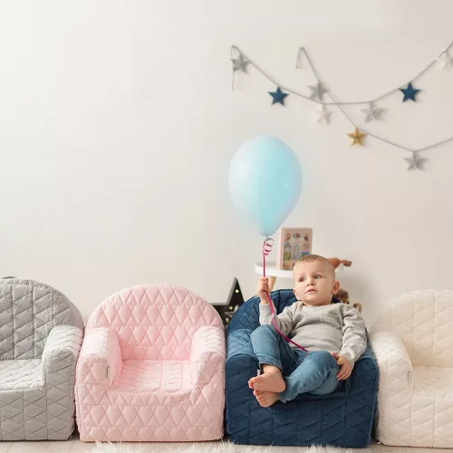 Albero Mio Velvet Kids babafotel - V102 Szürke