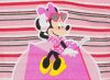 Asti Disney Minnie csíkos hosszú ujjú body glitterrel rózsaszín 62