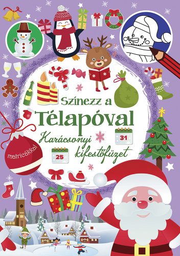 Napraforgó Színezz a Télapóval