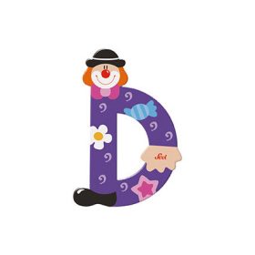 Sevi fa betűk - D - lila Bohóc