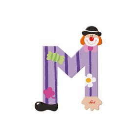 Sevi fa betűk - M - lila Bohóc