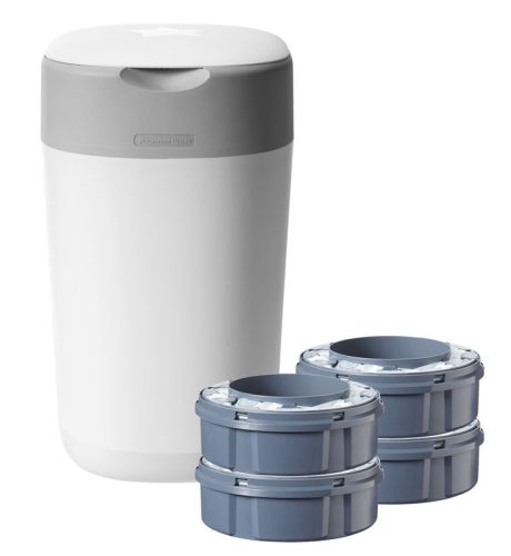 Tommee Tippee Sangenic TEC ajándék pelenkacsomagoló vödör + utántöltő citrus 4 db M