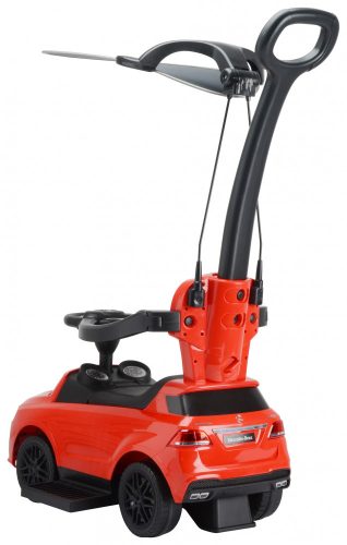 Chipolino Mercedes AMG GLE 63 bébitaxi tolókarral és kupolával - piros